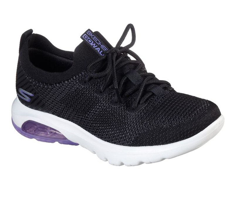 Skechers Gowalk Air - Cloudburst - Womens Sneakers Black/Purple [AU-DO0650]